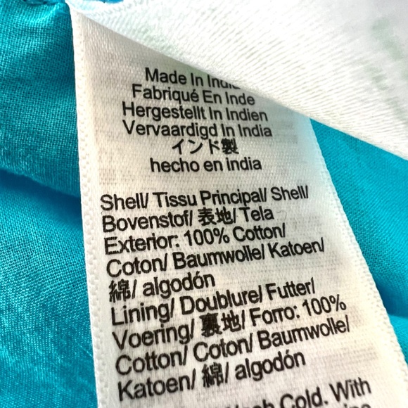 J. CREW FACTORY Strappy Tie-Back Tiered Midi Dress in Blue Lobster Print - 10 - Picture 9 of 13